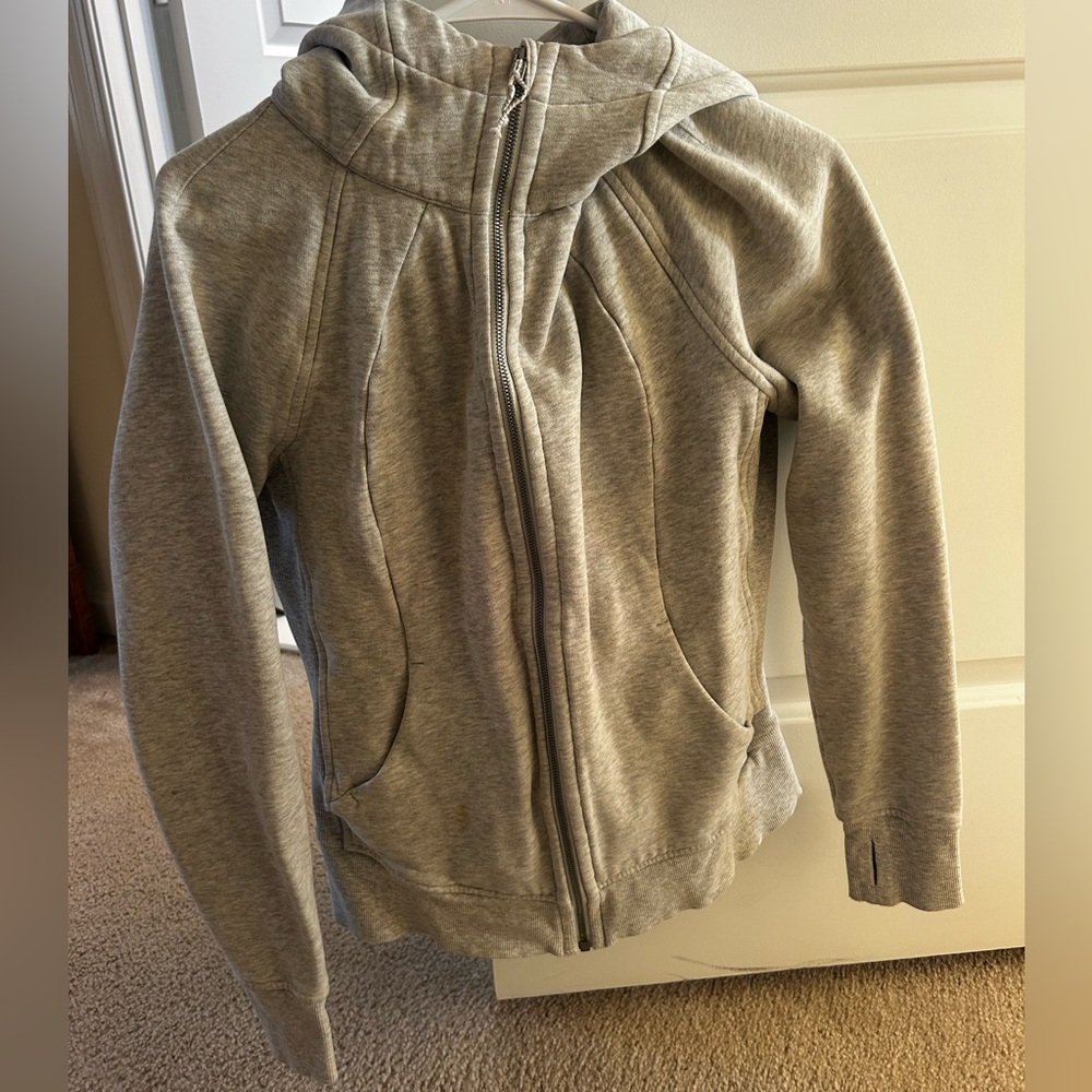 Heather Grey Lululemon Zip Up